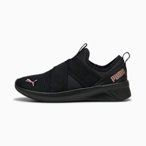 SOFTRIDE Harli Slip-On Running Shoes Women, PUMA Black-PUMA Black-Rose Gold, extralarge