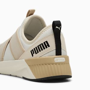 Tenis mujer running SOFTRIDE Harli Slip-On, Warm White-Toasted Almond-PUMA Black, extralarge