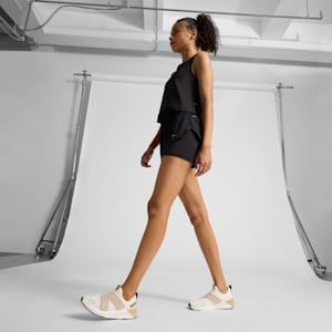 Tenis mujer running SOFTRIDE Harli Slip-On, Warm White-Toasted Almond-PUMA Black, extralarge