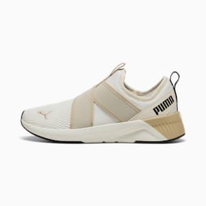 Tenis de running SOFTRIDE Harli para mujer, Warm White-Toasted Almond-PUMA Black, extralarge