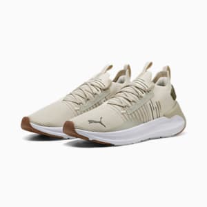 SOFTRIDE Symmetry Fuzion Running Shoes, Desert Dust-Alpine Snow-PUMA Olive, extralarge