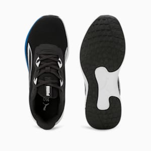 PUMA Exotine 4.0 Men's Running Shoes, Flat Dark Gray-PUMA White-Racing Blue, extralarge-IND