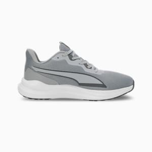PUMA Exotine 4.0 Men's Running Shoes, Cool Mid Gray-Cool Dark Gray-Spring Fern, extralarge-IND