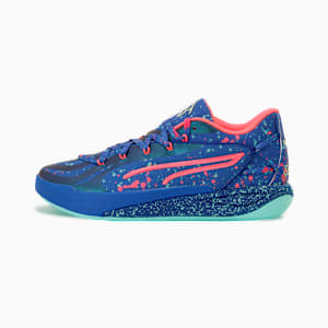 Tenis básquetbol Stewie 4 Night Vision Mujer, Vivid Blue-Electric Peppermint, extralarge
