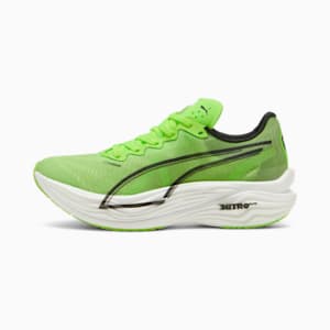 ウィメンズ PUMA x HYROX ディヴィエイト ニトロ エリート 3 ランニングシューズ, PUMA White-Green Glare, extralarge-JPN