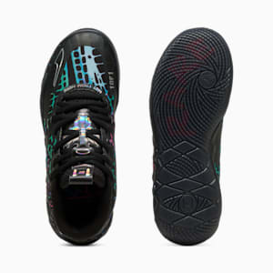 Tenis PUMA HOOPS x TORTUGAS NINJA MB.01 Baxter, PUMA Black-PUMA Red, extralarge