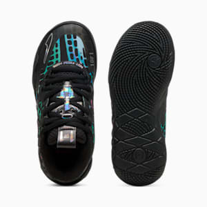 Tenis PUMA HOOPS x TORTUGAS NINJA MB.01 Baxter, PUMA Black-PUMA Red, extralarge