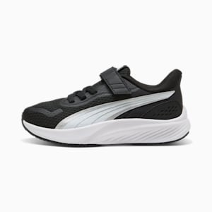 Pounce Lite Little Kids' Sneakers, PUMA Black-PUMA White-PUMA Silver, extralarge
