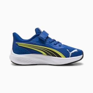 Tenis Pounce Lite para niños pequeños, Vivid Blue-Lemon Sherbert-PUMA White, extralarge