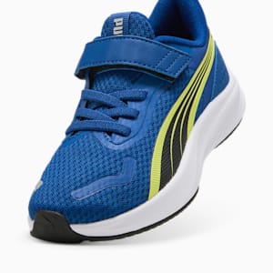 Tenis Pounce Lite para niños pequeños, Vivid Blue-Lemon Sherbert-PUMA White, extralarge