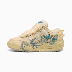 LaFrancé Airbrush Sneakers Big Kids, Creamy Vanilla-Desert Dust, extralarge