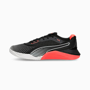 Fuse 4.0 Stability Training Shoes, PUMA Black-PUMA White-Glowing Red-Gray Echo, extralarge-IND