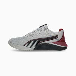 Fuse 4.0 Stability Training Shoes, Gray Echo-PUMA Black-Ruby Shimmer, extralarge-IND
