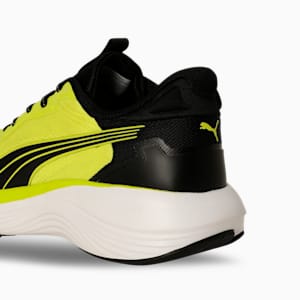 Galaxis Pro Men's Performance Boost Running Shoes, Lime Sheen-PUMA Black-PUMA White, extralarge-IND
