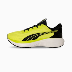 Galaxis Pro Men's Performance Boost Running Shoes, Lime Sheen-PUMA Black-PUMA White, extralarge-IND
