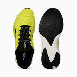 Galaxis Pro Men's Performance Boost Running Shoes, Lime Sheen-PUMA Black-PUMA White, extralarge-IND