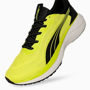 Galaxis Pro Men's Performance Boost Running Shoes, Lime Sheen-PUMA Black-PUMA White, extralarge-IND