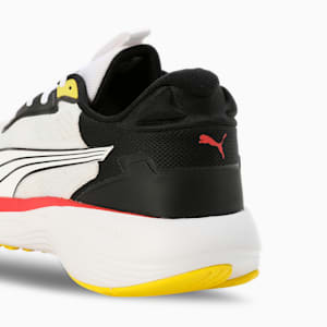 Galaxis Pro Men's Performance Boost Running Shoes, PUMA White-PUMA Black-Active Red, extralarge-IND