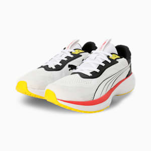 Galaxis Pro Men's Performance Boost Running Shoes, PUMA White-PUMA Black-Active Red, extralarge-IND