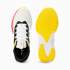 Galaxis Pro Men's Performance Boost Running Shoes, PUMA White-PUMA Black-Active Red, extralarge-IND