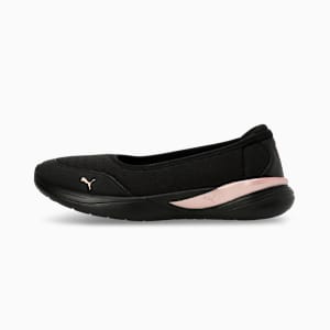 Softride Women's Slip-On Ballerinas, PUMA Black-Rose Gold, extralarge-IND