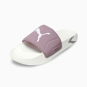 SoftridePro Leadpuff Women's Sandal, Warm White-Elderberry-Raisin, extralarge-IND