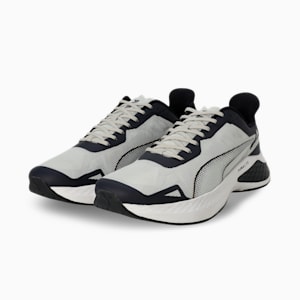 Hyperglide X FusionLite Everyday Running Shoes, Glacial Gray-New Navy-PUMA White, extralarge-IND