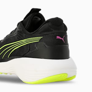 Galaxis Pro Women's Performance Boost Running Shoes, PUMA Black-Yellow Alert-Pure Magenta, extralarge-IND