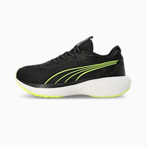 Galaxis Pro Women's Performance Boost Running Shoes, PUMA Black-Yellow Alert-Pure Magenta, extralarge-IND