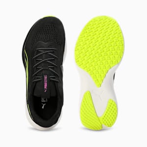 Galaxis Pro Women's Performance Boost Running Shoes, PUMA Black-Yellow Alert-Pure Magenta, extralarge-IND