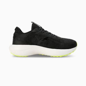 Galaxis Pro Women's Performance Boost Running Shoes, PUMA Black-Yellow Alert-Pure Magenta, extralarge-IND