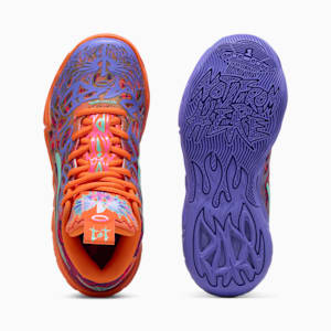 Tenis de básquet MB.04 Creativity Pack juvenil, Dark Amethyst-Orange Glow-Poison Pink-Electric Peppermint, extralarge