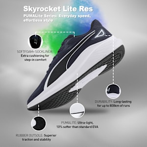 Skyrocket Lite Men's Running Shoes, PUMA Navy-PUMA Black-PUMA White, extralarge-IND