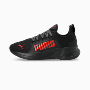 Softride Premier Men's Slip-On Shoes, PUMA Black-For All Time Red-Cool Dark Gray, extralarge-IND