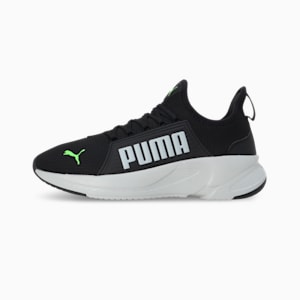 Softride Premier Men's Slip-On Shoes, PUMA Black-Pro Green-Platinum Gray, extralarge-IND