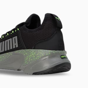 Softride Premier Slip On Men's Running Shoes, CASTLEROCK-Puma Black-Lime Squeeze, extralarge-IND
