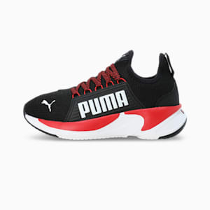 Softride Premier Res Youth Slip-On Running Shoes, PUMA Black-For All Time Red-PUMA White, extralarge-IND