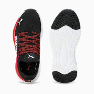 Softride Premier Youth Slip-On Running Shoes, PUMA Black-For All Time Red-PUMA White, extralarge-IND