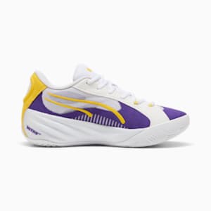 メンズ オールプロ ニトロ LA バスケットボールシューズ, Team Violet-Pelé Yellow, extralarge-JPN