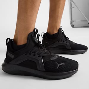 Zapatos para correr amplios para mujer Softride Enzo 5, PUMA Black-Cool Dark Gray, extralarge