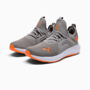 Zapatos para correr amplios para mujer Softride Enzo 5, Stormy Slate-Orange Glo-PUMA White, extralarge