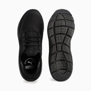 ユニセックス ソフトライド フレックスレース イーズイン ALT ワイド ランニングシューズ, PUMA Black-Flat Dark Gray, extralarge-JPN