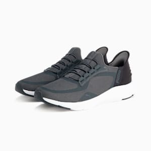 ユニセックス ソフトライド フレックスレース イーズイン ALT ワイド ランニングシューズ, Strong Gray-New Navy, extralarge-JPN