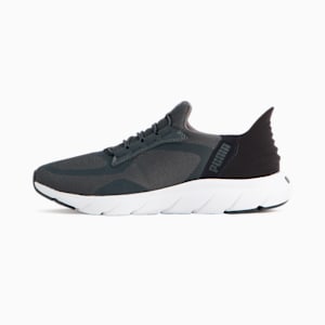 ユニセックス ソフトライド フレックスレース イーズイン ALT ワイド ランニングシューズ, Strong Gray-New Navy, extralarge-JPN