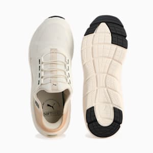 ユニセックス ソフトライド フレックスレース イーズイン ALT ワイド ランニングシューズ, Warm White-PUMA Black, extralarge-JPN