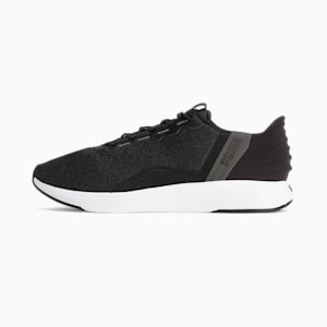 ユニセックス ソフトライド クルーズ イーズイン ランニングシューズ, PUMA Black-Flat Dark Gray-Shadow Gray, extralarge-JPN