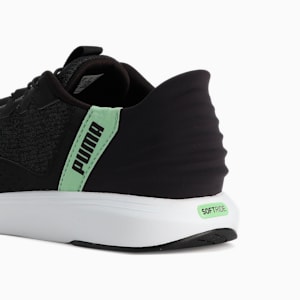 ユニセックス ソフトライド クルーズ イーズイン ランニングシューズ, PUMA Black-Flat Dark Gray-Spring Fern, extralarge-JPN