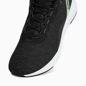 ユニセックス ソフトライド クルーズ イーズイン ランニングシューズ, PUMA Black-Flat Dark Gray-Spring Fern, extralarge-JPN