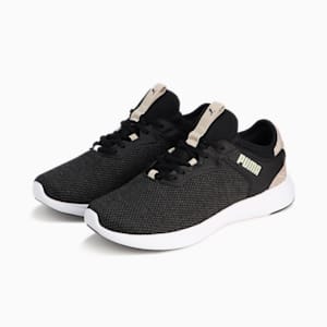 ウィメンズ ソフトライド バイタル 2 フェミ レオ ランニングシューズ, PUMA Black-Desert Dust, extralarge-JPN