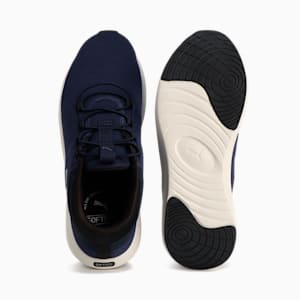 ユニセックス ソフトライド クルーズ 2 スリッポン コード ランニングシューズ, New Navy-PUMA Silver-PUMA Black, extralarge-JPN